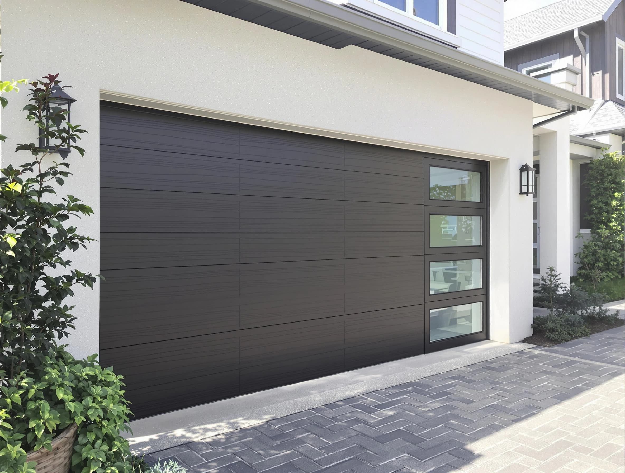 Custom garage door installation by Lyndhurst Garage Door Repair in Lyndhurst