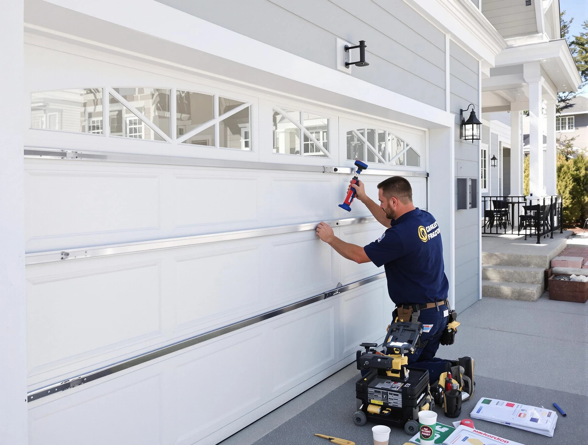 Professional garage door installation by Lyndhurst Garage Door Repair in Lyndhurst