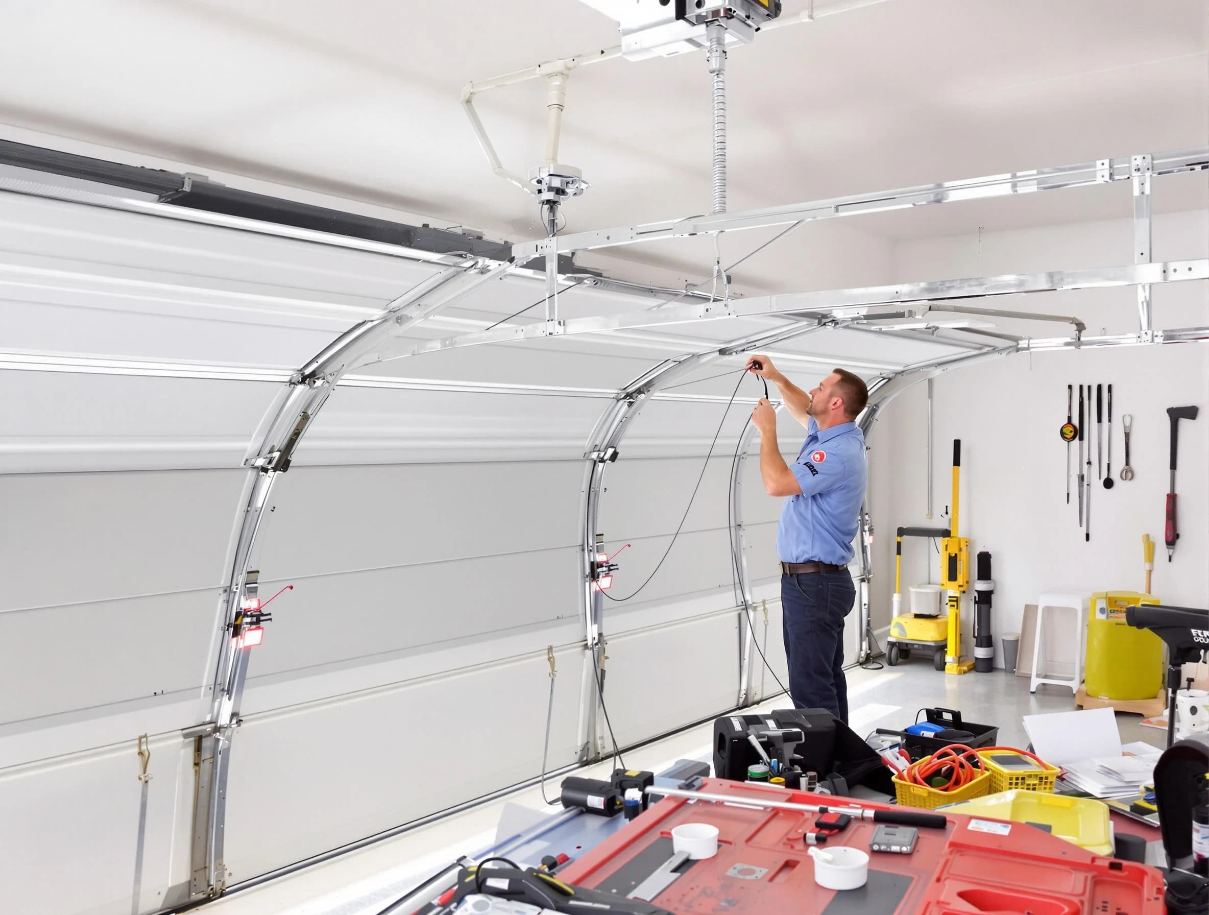Garage door cable repair service by Lyndhurst Garage Door Repair in Lyndhurst