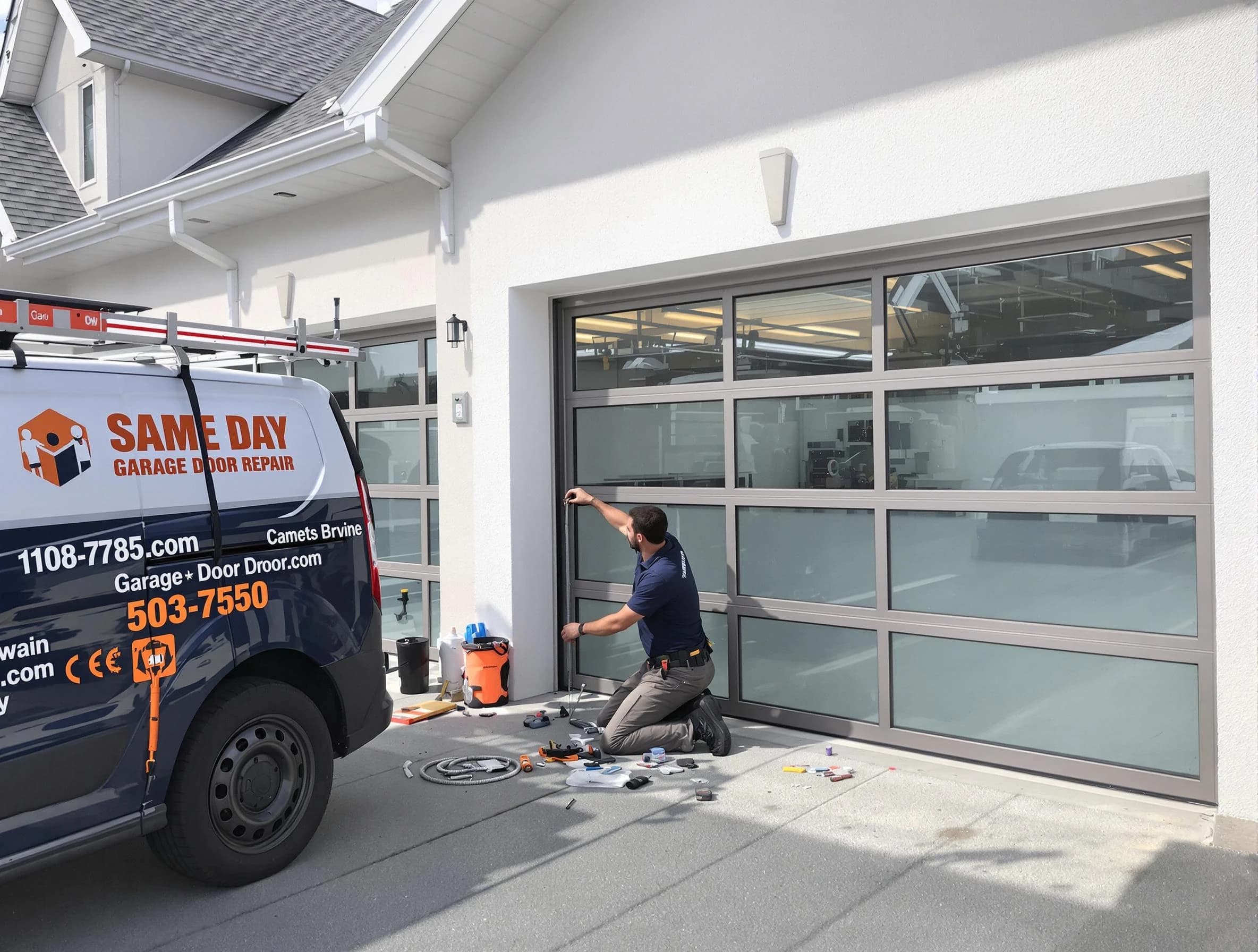 Same-day garage door repair service by Lyndhurst Garage Door Repair in Lyndhurst